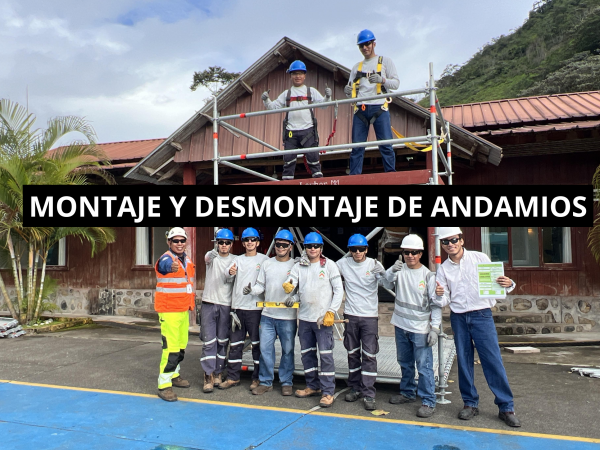 Montaje y desmontaje de andamios